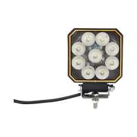 Luz de trabajo bluetooth, 9 LED, 1500 Lumenes, 12-24 Vcd