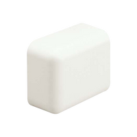 Tapa Final, para uso con canaleta LD10, material ABS, Color Blanco Mate