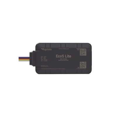 Rastreador Vehicular y Monitoreo de Flota / Bluetooth BLE 5.0 y GNSS / LTE CAT1 y LTE-M con Respaldo 2G / GNSS U-blox / MiKado IP54 / -20 °C a +40 °C / Acelerómetro de 3 Ejes / Suministro 9-32 V / Batería Interna