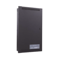 Amplificador direccionable de audio de 50/100 W a doble canal para evacuación por voz, respaldo opcional, gabinete negro