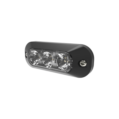 Luz Auxiliar de 3 LED, Blanco, Lente Transparente