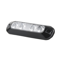 Luz perimetral, 4 LEDs Ultra Brillantes, color Rojo / Azul