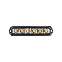 Luz perimetral , 12 LED Ultra Brillantes, Dual Color Ambar / Claro