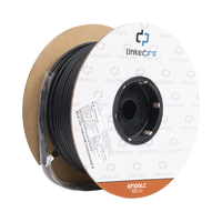 Carrete de Fibra Óptica Monomodo con Conectores LC-LC Duplex, Reforzada con Kevlar, de 100 Metros (328.08 Pies), Para Instalaciones Subterráneas por Tubería
