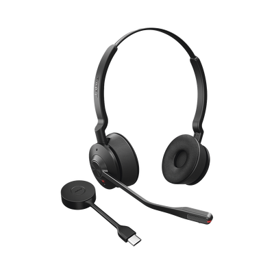 Diadema / Auricular Jabra Engage 55 Stereo / DECT USB-A / Cancelación Activa de Ruido / 150m Alcance (9559-450-125)