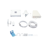 Kit Amplificador de Señal Celular 2G, 3G, 4G y 5G / Mejora llamadas convencionales y VoLTE / Amplifica señal de TELCEL, AT&T, MOVISTAR, BAIT,DiRi y más / Cubre hasta 300 m² con una antena y hasta 900 m² con 3 antenas.