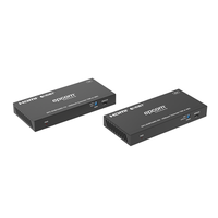 Kit Extensor HDMI | HDBaseT | 70m en 4K@60Hz | Cat5e/6 | Gestión Avanzada EDID | Soporta ARC | Control IR Bidireccional | RS232 | PoC