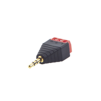 Conector de audio de 3.5mm macho a terminal de tornillo de 3 pines