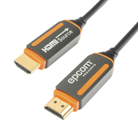 Cable HDMI de Fibra Óptica de 15 Metros (49.21 Pies) | Alta Definición | Versión 2.0 | Alta Velocidad 18Gbps | 4K@60Hz | HDCP 2.2 | Resistente a EMI y RFI
