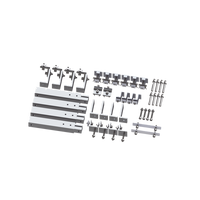 Caja de accesorios de aluminio  anodizado para montaje VEKTOR8R , arreglo 1X4 para techo