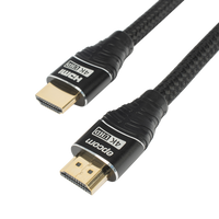 Cable HDMI de 5 Metros (16.40 Pies) | Alta Definición | Longitud | Versión 2.0 | Alta Velocidad 18Gbps | 4K@60Hz | Conectores Chapados en Oro | Tipo Redondo