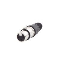 Conector XLR 3 Pines Hembra | Ideal para Conexiones de Micrófonos y Mezcladoras | Equipo de Audio Profesional