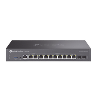 Router Omada VPN / SDN Multi-WAN Gigabit / 2 Puertos WAN/LAN RJ45 2.5 Gigabit / 8 Puertos WAN/LAN RJ45 Gigabit / 2 Puertos WAN/LAN SFP Gigabit / 1,000,000 Sesiones Concurrentes / Administración Centralizada Omada o Stand-Alone