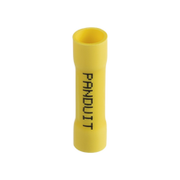 Conector de Empalme a Tope, Para Cables de 12 a 10 AWG, De Vinilo Aislado, Color Amarillo, Paquete de 25 Piezas