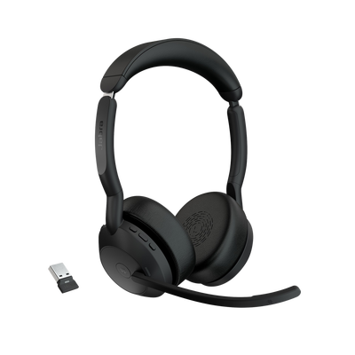 Diadema / Auricular Jabra Evolve2 55 Stereo / Bluetooth 5.2 + USB-A / Cancelación Activa de Ruido / 18h Batería (25599-999-999)