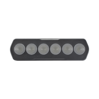 Luz de Trabajo Ultra brillante Rectangular, 6 LED, 1300 Lúmenes, 12-24 Vcd