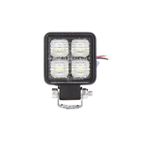 Luz de trabajo de 4 LED de 10 Watt, 12-24 Vcd, 800 lúmenes