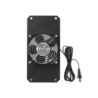 Kit de Ventilador, para Instalación en Gabinetes AccessPlus de Hoffman, de 115 Vca, 100 CFM, De Aluminio, Color Negro