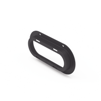 Brida de policarbonato, Color Negro, Accesorio para plafón Serie ED3060