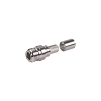 Conector N Hembra Plegable con Pin Cautivo para cables RG8 LMR-400