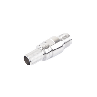 Conector TNC Hembra en Línea, Plegable Hex. con Pin Cautivo para cables Tipo RG-8/U, LMR-400