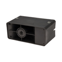 Alarma de reversa vehicular con montaje universal, 12-24 Vcc, 117 dBA