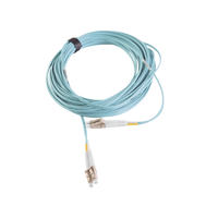 Jumper de Fibra Óptica Multimodo 50/125 XGLO OM3, LC-LC Duplex, OFNR, Color Aqua, 7 Metros (22.97 Pies)
