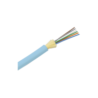 Cable de Fibra Óptica de 6 Hilos, Multimodo OM4 50/125 Optimizada, Interior, Tight Buffer 900um, No Conductiva (Dieléctrica), LSZH, Precio Por Metro
