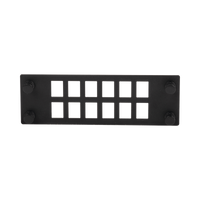 Placa Para 12 Adaptadores de Fibra Óptica, Uso con Gabinetes FPONE3 y FPONE4