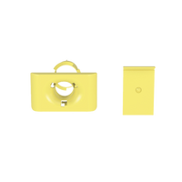 Accesorio de Salida a Tubo De 1.5 in (38 mm), Para Canaletas FiberRunner 4X4, 6X4, o 12X4, Color Amarillo