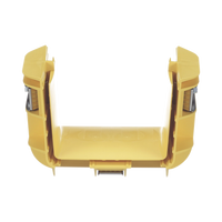 Union Recta "Cople", Para Canaleta FiberRunner™ 4X4, Color Amarillo