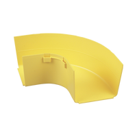 Ángulo Recto a 90º Horizontal, Para Canaletas FiberRunner™ 4X4, Color Amarillo