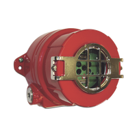 Detector de flama multiespectro UV y doble IR/Visible, cono de visión de 90 grados, alcance mayor a 60 metros, salida 4-20 mA y ModBus RS-485