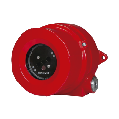 Detector de llama industrial triple infrarrojo IR3 con anillo LED de estado, campo de visión de 90° y alcance hasta 60 m