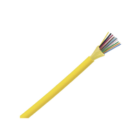 Cable de Fibra Óptica de 12 Hilos, Monomodo OS2 9/125, Interior, Tight Buffer 900um, No Conductiva (Dieléctrica), LSZH, Precio Por Metro
