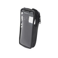 Funda Reforzada de Piel, Lazo para Cinto, Ventana Plástica y Cierre Lateral / IC-F3161DS, IC-F4161DS.