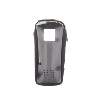 Funda de Piel Reforzada, con Frente Transparente para Serie Satelital IC-SAT100.