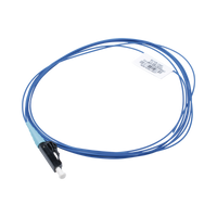 Pigtail de Fibra Óptica LC Simplex, Multimodo OM3 50/125, 900um, Color Aqua, 1 Metro (3.28 Pies)