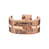 Conector de Conexión a Tierra tipo "E" para Conductor 1/0 AWG STR – 250 KCMIL MAIN y 6 AWG SOL – 1/0 AWG STR TAP