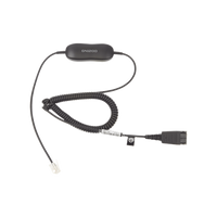 Jabra GN1200 cable enroscado con conexión QD y RJ-9 (88011-99)
