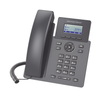 Teléfono IP Grado Operador, 2 líneas SIP con 2 cuentas, PoE, codec Opus, IPV4/IPV6 con gestión en la nube GDMS