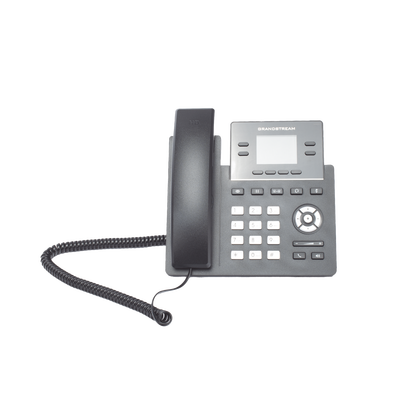 Teléfono IP Grado Operador, 4 líneas SIP con 2 cuentas, puertos Gigabit PoE, pantalla a color 2.4