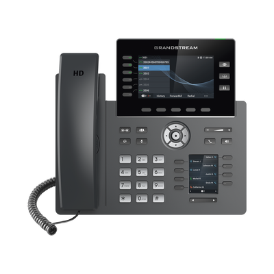 Teléfono IP Wi-Fi, Grado Operador, 6 líneas SIP con 6 cuentas, pantalla a color 4.3