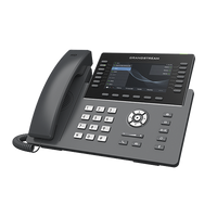 Teléfono IP Wi-Fi, Grado Operador, 14 líneas SIP con 6 cuentas, pantalla LCD  5", puertos Gigabit, Bluetooth, PoE, codec Opus, IPV4/IPV6 con gestión en la nube GDMS