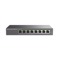 Switch PoE+ Gigabit No Administrable / 8 puertos 10/100/1000 Mbps / 4 puertos PoE+ /  hasta 60W