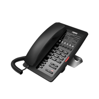 Teléfono IP para Hotelería, profesional con 6 teclas programables para servicio rápido (Hotline), plantilla personalizable con PoE
