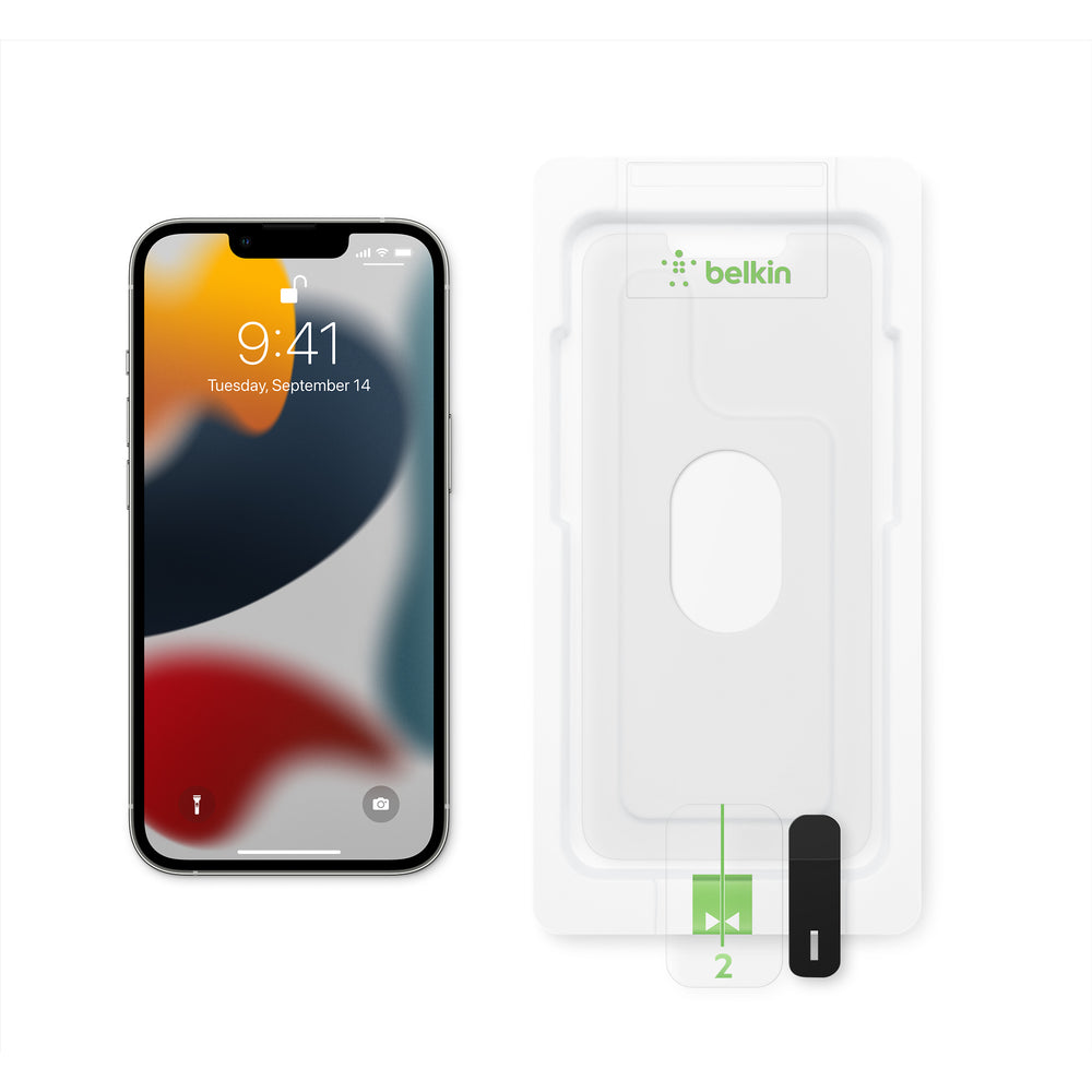Protector de pantalla antirreflejo de Belkin para el iPhone 13 | 13 Pro