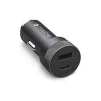 Cargador dual (USB-C/USB-A) PD de 32 W para carro de mophie