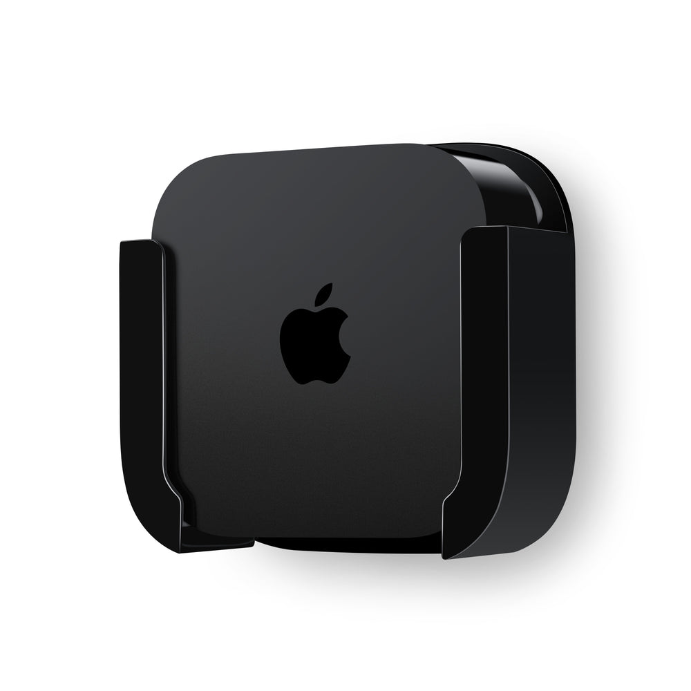 Sistema de montaje TotalMount Pro para Apple TV en televisiones instaladas en la pared
