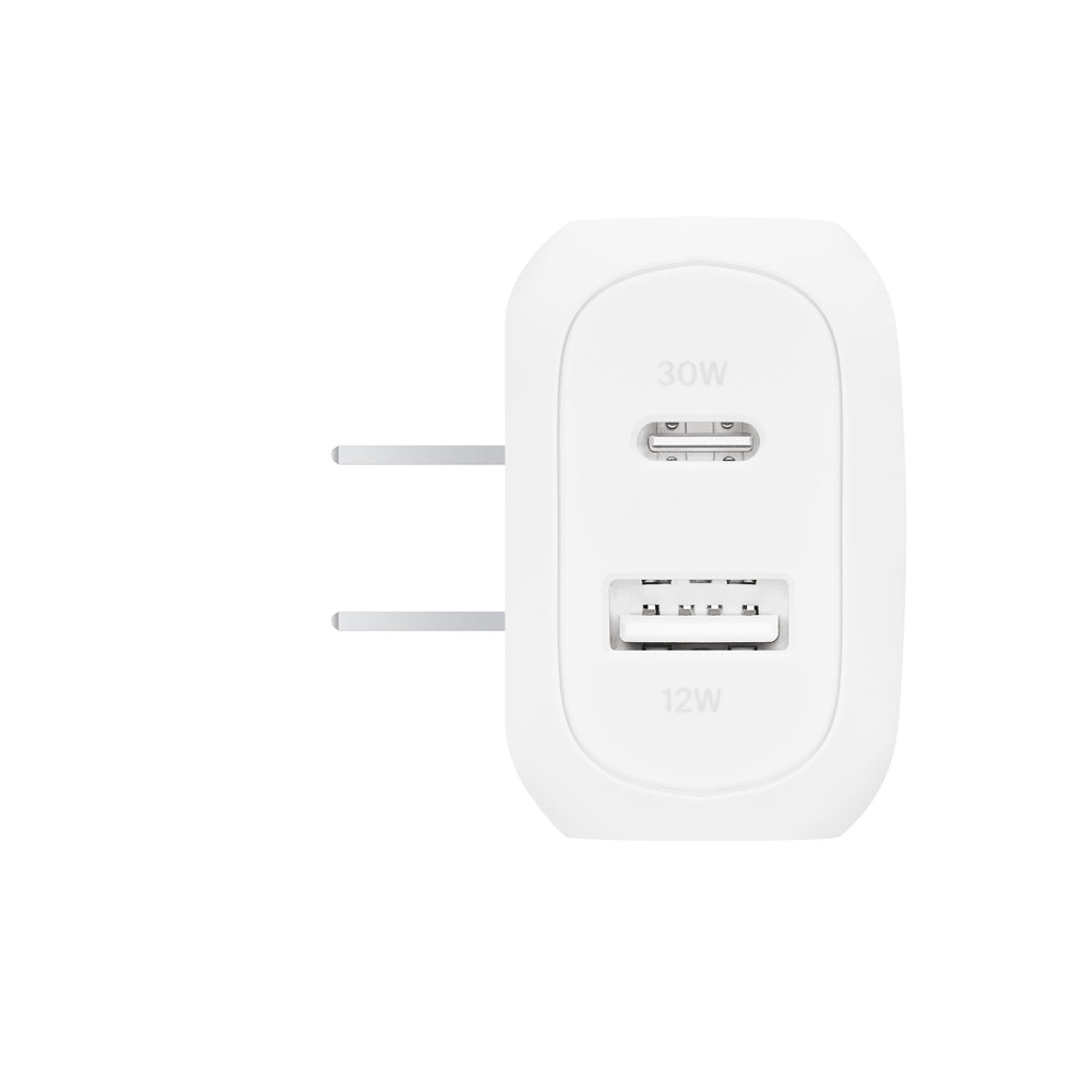 Cargador de pared BoostCharge de doble puerto de Belkin (42 W)